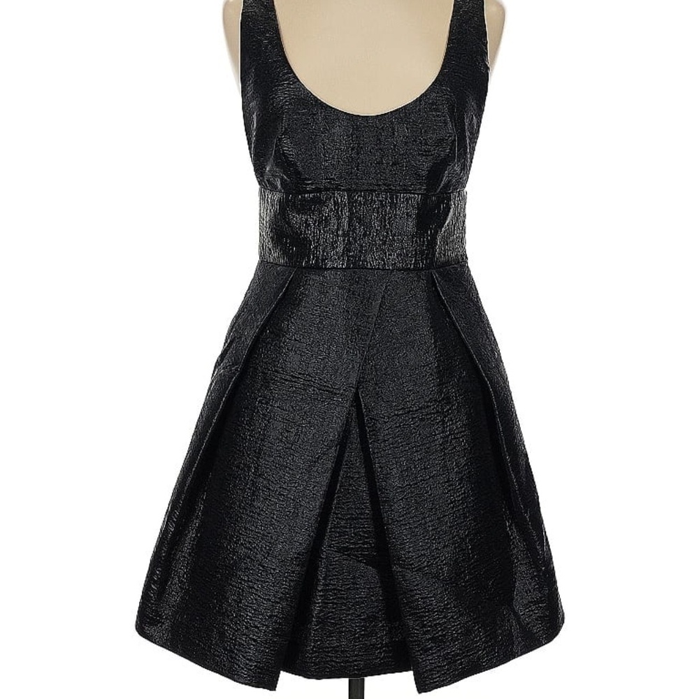 NWT Milly Jacquard Whitney Black Cocktail Dress Sz 6